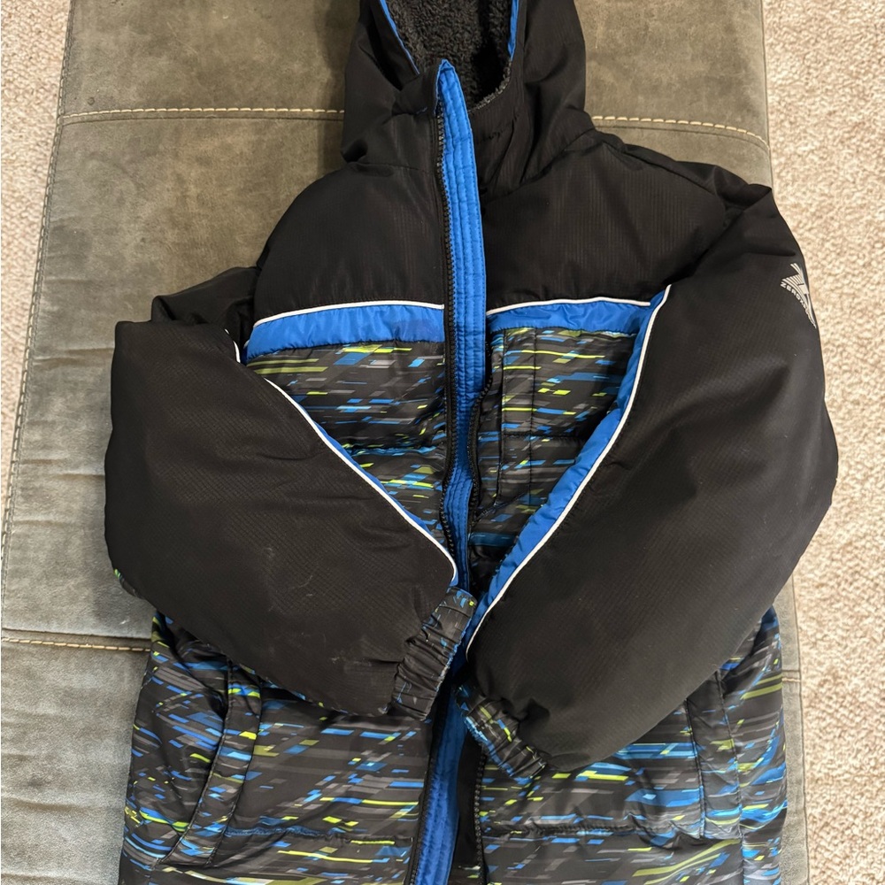 ZeroXposur Kids Black and Blue Puffer Jacket